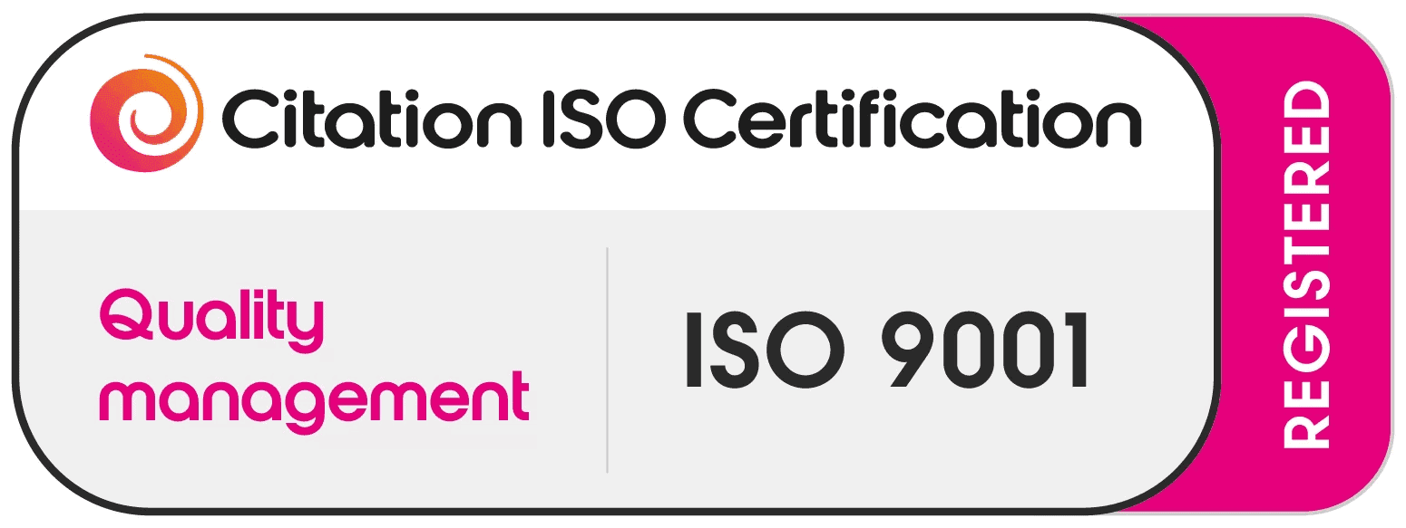 Citation ISO Certification - ISO 9001 Quality Management Registered